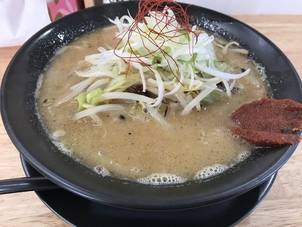 「鴨だし辛味噌ラーメン　880円」@noodleshop  arakawaの写真