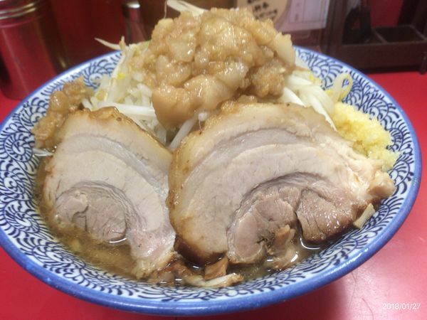 「小ラーメン、ニンニク、アブラ」@八王子田田の写真