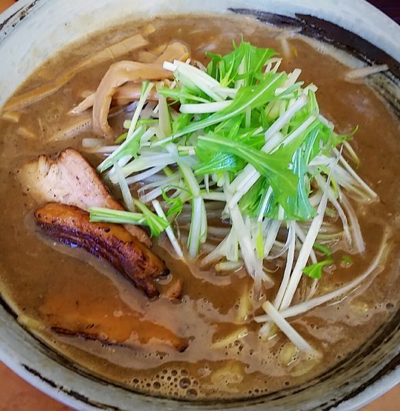 「濃厚魚介豚骨ラーメン 800円」@麺屋ひさご なり助の写真