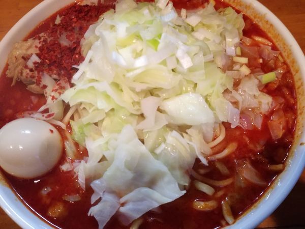 「【限定A】辛くない紅麺（大盛）」@ファットンの写真