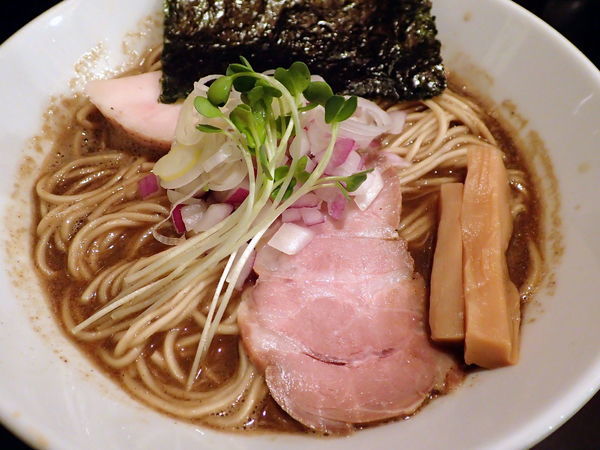 「【気まぐれ限定】最凶煮干そば」@人力俥の写真