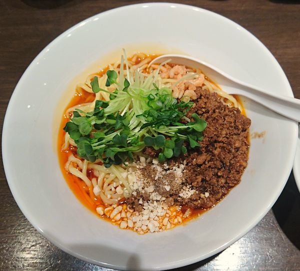 「日式汁なし担々麺」@六坊担担面の写真