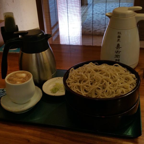 「きざみ鴨せいろ」@板そば 喜右衛門の写真