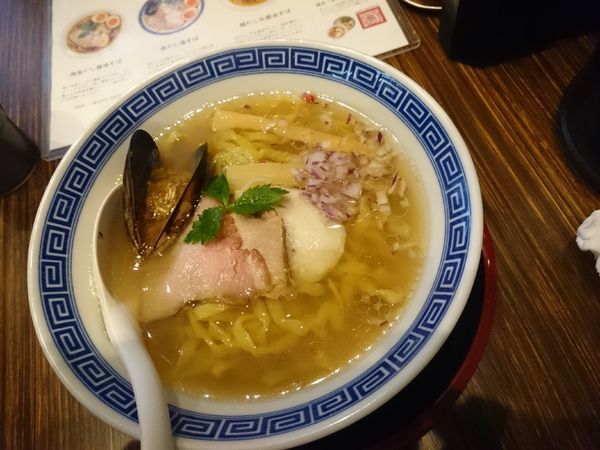 「貝だし塩そば」@だし廊 -DASHIRO-の写真