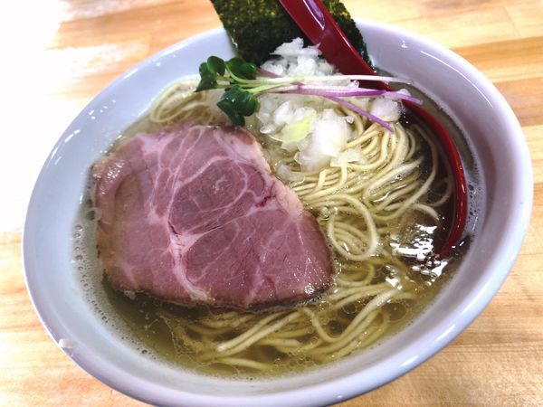 「黄金の煮干100%らーめん＋和え玉」@めんや天夢の写真