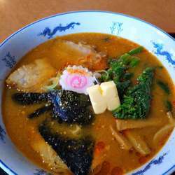 菜の花濃厚味噌らーめん 780円＋バター 50円