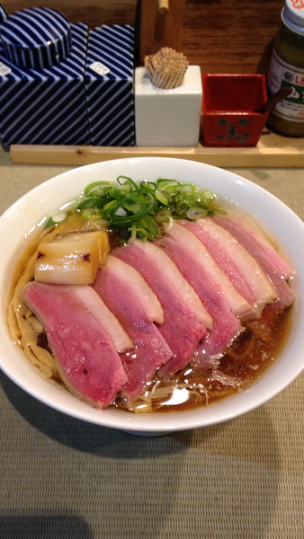 「鴨コンフィ麺(九条ネギ、丸太ネギ)1000円」@らーめん 鴨to葱の写真
