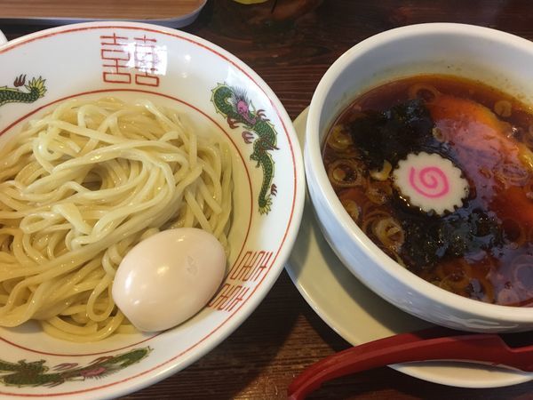 「味玉辛いつけ麺830円」@水戸中華そば むじゃき食堂の写真