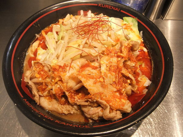 「紅らーめん（800円）」@麺創研 紅 府中の写真