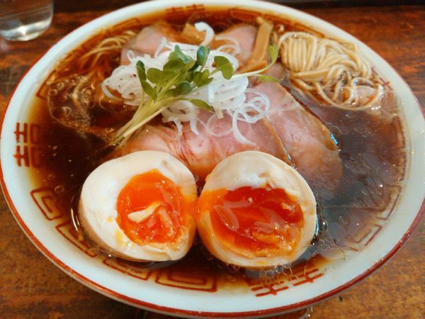 「味玉チャーシュー中華そば」@中華そば しば田の写真