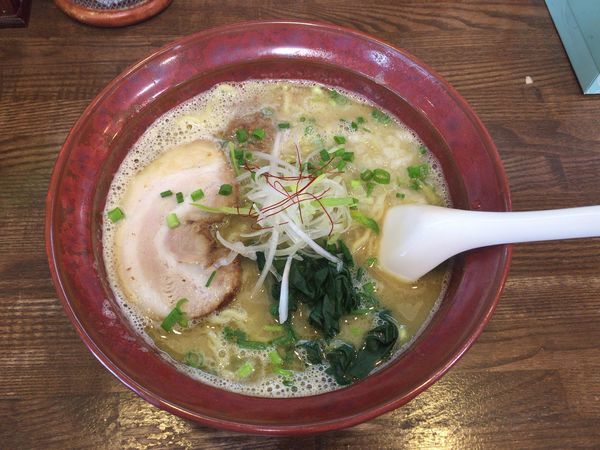 「鶏白湯ラーメン醤油」@大葉の写真