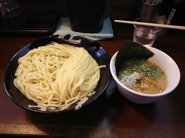 「かつお合わせつけ麺特盛」@越後ラーメン 維新 湯沢本店の写真