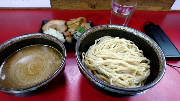 「義匠つけ麺大盛り」@自家製麺 義匠 森田製麺所の写真
