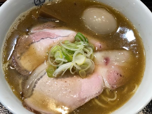 「濁り中華そば＋味玉 900円」@中華そば 飯村製作所の写真