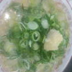 お昼の定食(ラーメン＋チャーシュー丼)　750円