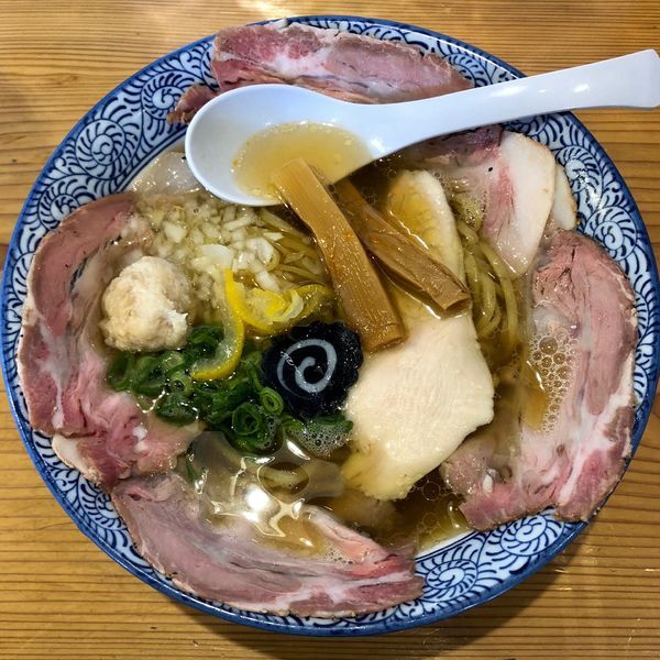 「香味鶏チャーシュー麺 (918円)」@烈骨神麺 AJI10の写真