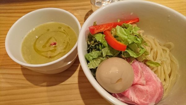 「味玉鳥つけ麺(900円)」@らーめん コッコの写真