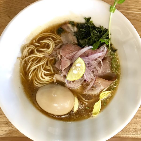 「味玉金煮干しそば ¥900円」@麺's キッチン RIRIの写真