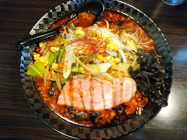 「辛みそタンメン（大盛）＋黄泉比良坂」@麺屋 燦鶴の写真