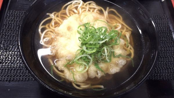 「天ぷらえきそば」@えきそば 姫路駅店の写真