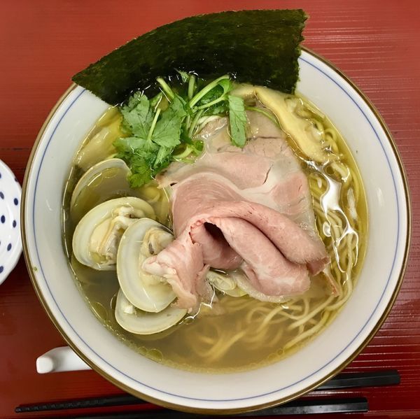 「蛤そば【各日70食限定】980円」@中華そば 四つ葉 小田急うまいものめぐりと有名駅弁まつりの写真