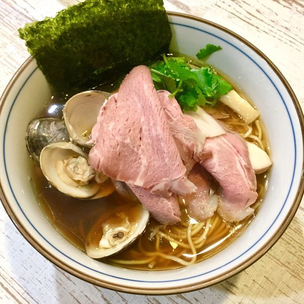 「蛤そば (濃口醤油Ver) ￥880」@中華そば 四つ葉の写真