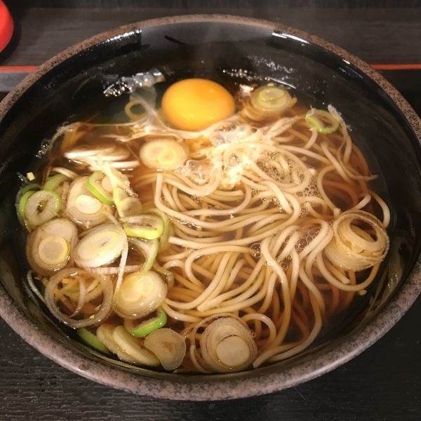 「月見（￥320）※」@ゆで太郎 大井町店の写真