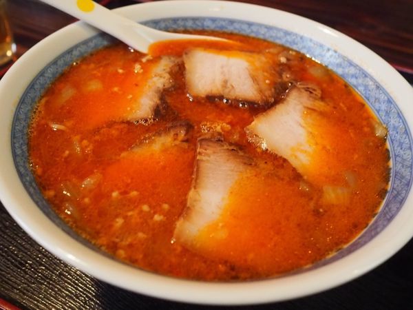 「味噌チャーシューたんたん麺」@勝浦たんたん麺 あざみの写真