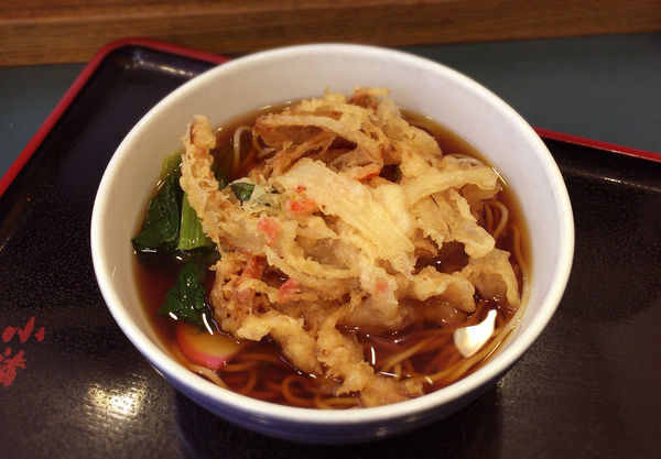 「かき揚げそば(360円)」@小諸そば 宝町店の写真