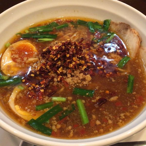 「イタリアン（ハーフ）チャーシュー味玉」@元祖名古屋 台湾ラーメン 味世 石神井公園店の写真