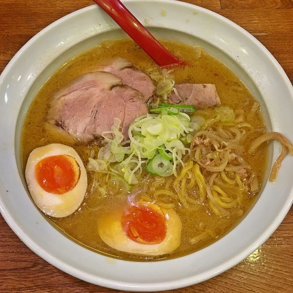 「味玉みそラーメン」@さっぽろ羅偉伝 高田馬場店の写真