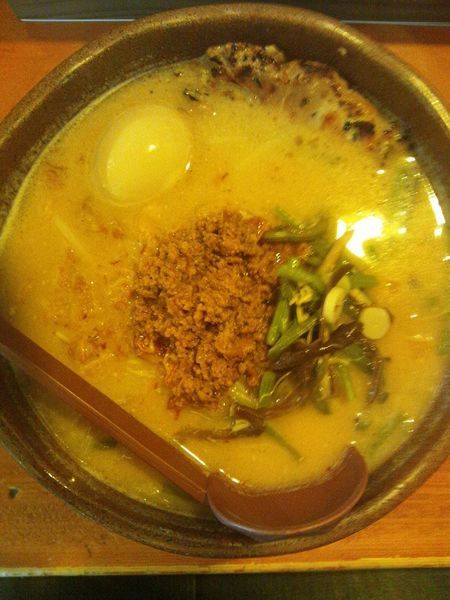 「信州味噌らーめん（炙りチャーシュー・味玉）」@蔵出し味噌 麺屋 壱正 各務原店の写真