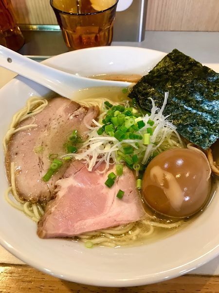 「味玉塩らーめん」@麺屋 扇 SENの写真