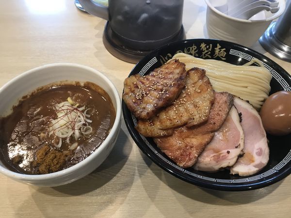 「カレーつけ麺」@心の味製麺 平井店の写真