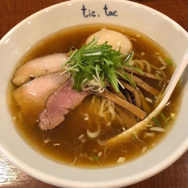 「らーめん」@手打ら～めん tic,tacの写真