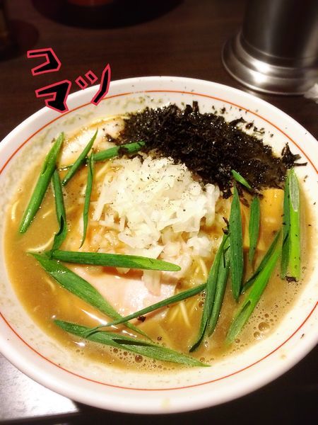 「濃厚煮干しそば￥750」@コマツ中華蕎麦店の写真