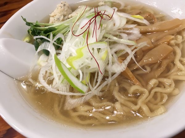 「朝の部塩ラーメン」@つけめん TETSU 所沢店の写真