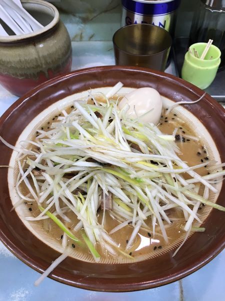 「ネギ味噌らーめん(味玉)：950円」@ラーメン 丸仙の写真