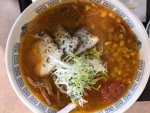 「辛味噌中華780円」@麺処若武者 弐號店 みどり湯食堂の写真