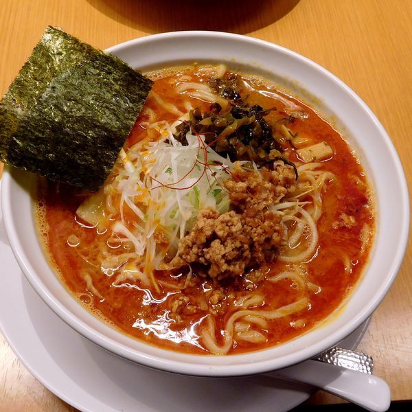 「辛味噌そば（880円）」@新橋 纏 京王高幡SC店の写真