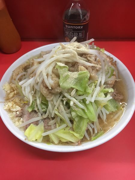 「小ラーメン ヤサイチョイマシ ➕ニンニク多め ➕アブラ➕カラメ」@ラーメン二郎 松戸駅前店の写真