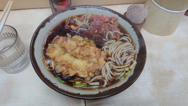 「生姜と竹輪のそば」@岩本町スタンドそばの写真