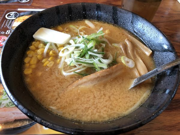 「味噌バターコーンラーメン 白味噌」@北海道らぁめん 伝丸 我孫子店の写真
