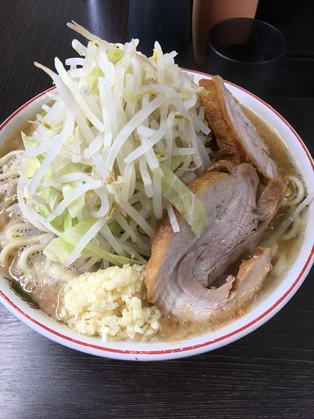 「ラーメン（ヤサイ、ニンニク）」@ラーメン二郎 川越店の写真