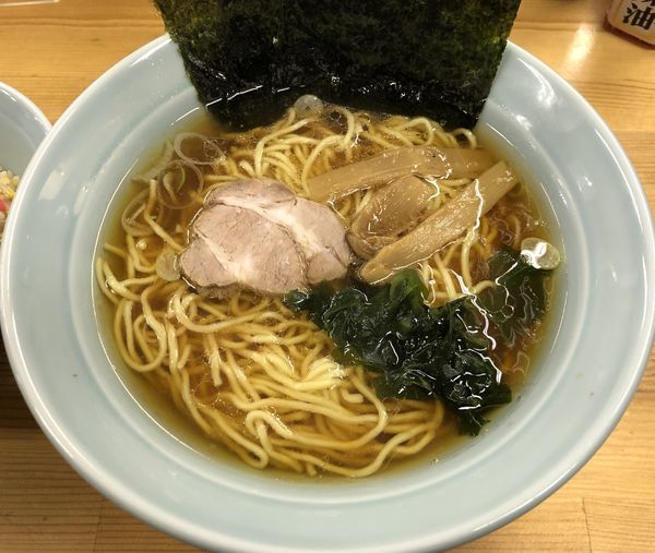 「鶏ガラ醤油ラーメン＋半チャーハンセット（￥650＋￥300）」@ラーメン JUNJIの写真
