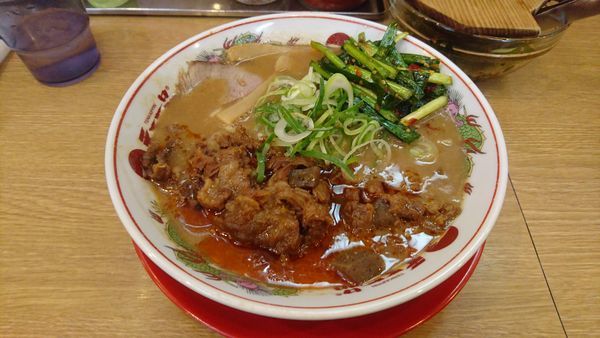 「【本店限定】牛すじ2倍盛りラーメン」@天下一品 総本店の写真