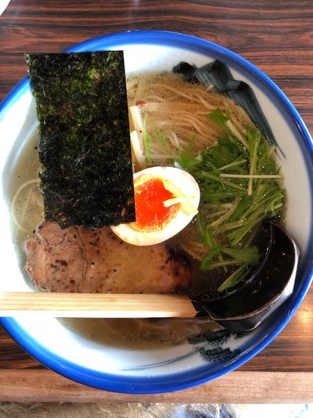 「柚子塩らーめん」@AFURI 原宿店の写真