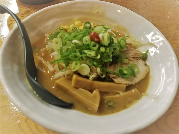 「極上とろ味噌らーめん　＋替え玉（中麺）　※㋗で５００円」@麺場 風麟の写真