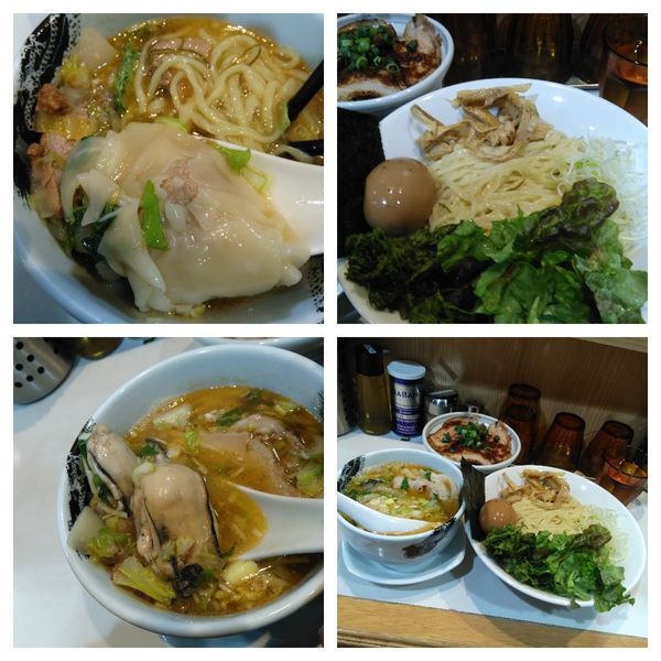 「【Ｅ限定】広島産生真牡蠣と自家製冬白菜の淡麗塩つけめんなど」@麺屋 扇 SENの写真