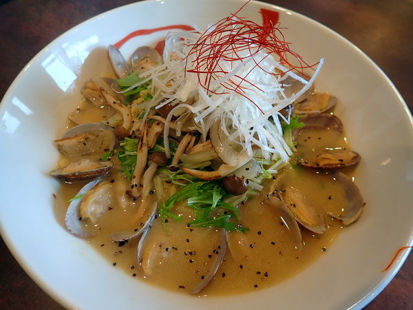 「ボンゴレ・ビアンコ・中細麺」@麺厨房 維風堂々の写真